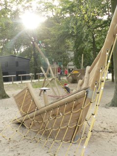 Der Spielplatz in Koserow an der Seebrücke